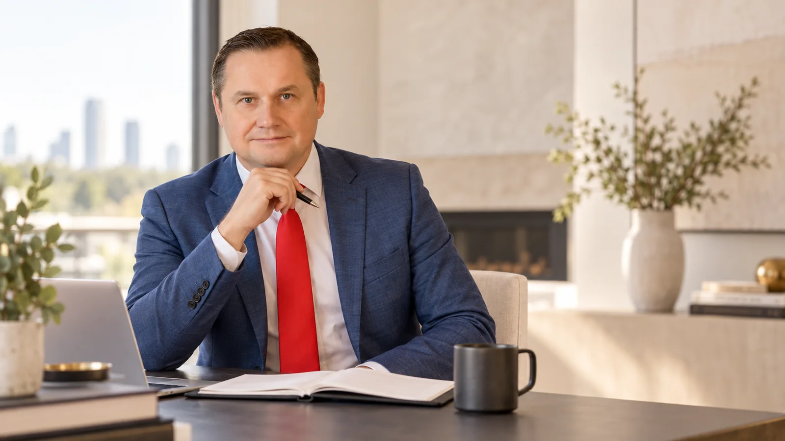 Sergey Luhavy real estate agent portrait for York Region real estate website